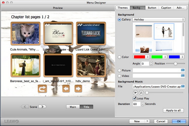 Leawo DVD Creator for Mac