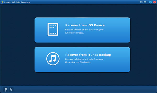 Enter Recover from iTunes backup mode
