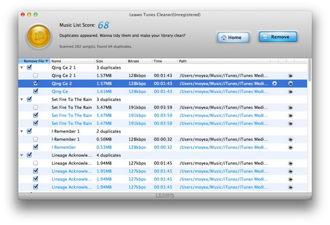 iTunes Cleaner for Mac