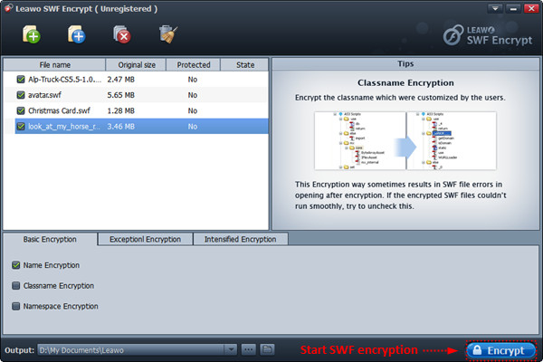 SWF Encrypt: encrypt