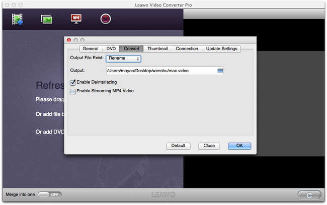 Leawo Video Converter Pro for Mac