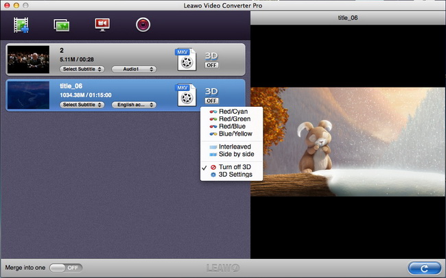 Leawo Video Converter Pro for Mac