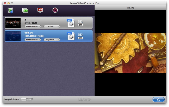 Leawo Video Converter Pro for Mac