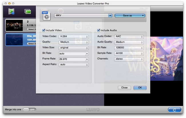 Leawo Video Converter Pro for Mac