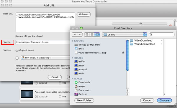 Leawo YouTube Downloader for Mac