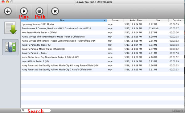 Leawo YouTube Downloader for Mac